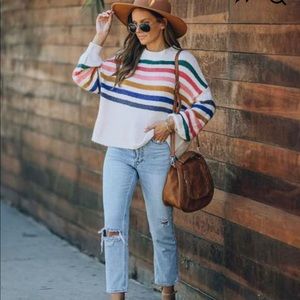 Vici Dolls striped knit sweater